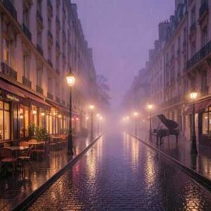 Paris in Purple – Wine, Light and Memory